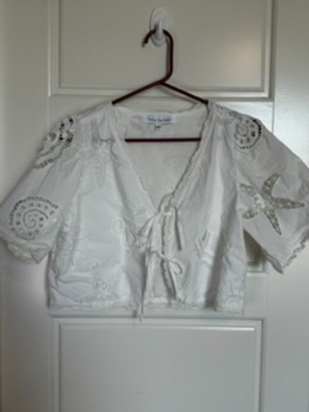 Fun Tie Front Shirt Beachy Sofie the label